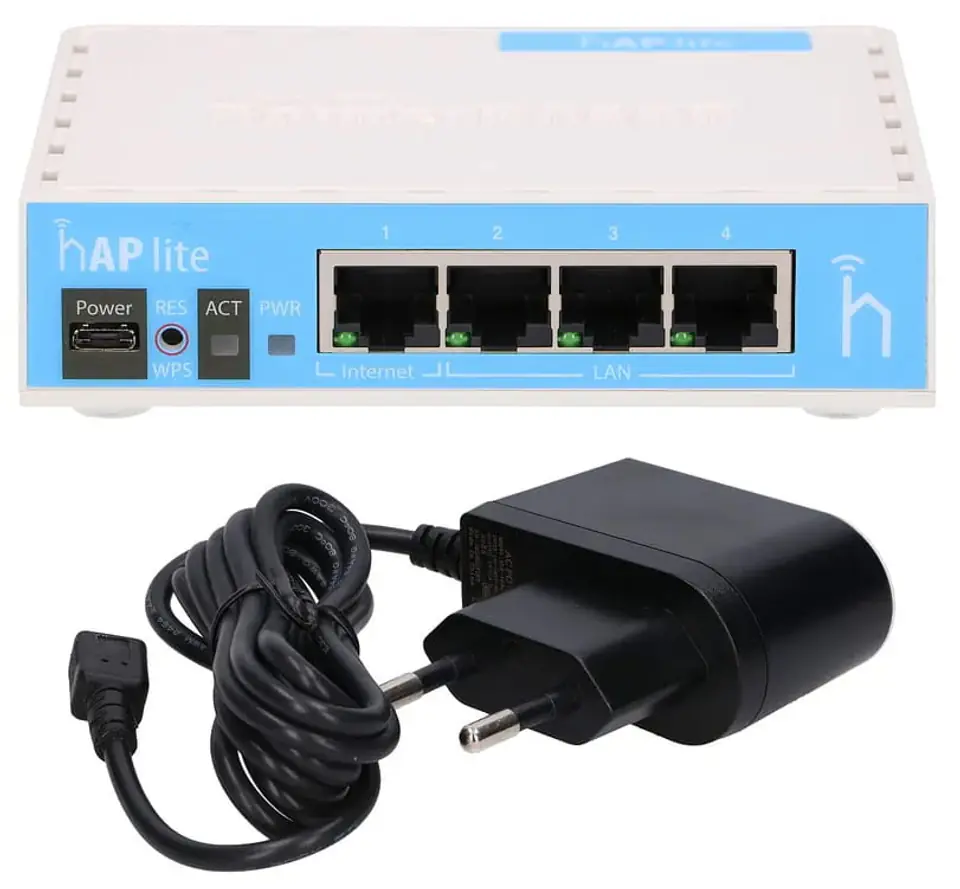 WiFi Hotspot Router Mikrotik RB941-2nD (hAP lite classic)